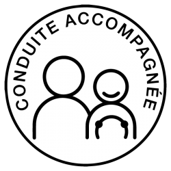 logo de conduite accompagné